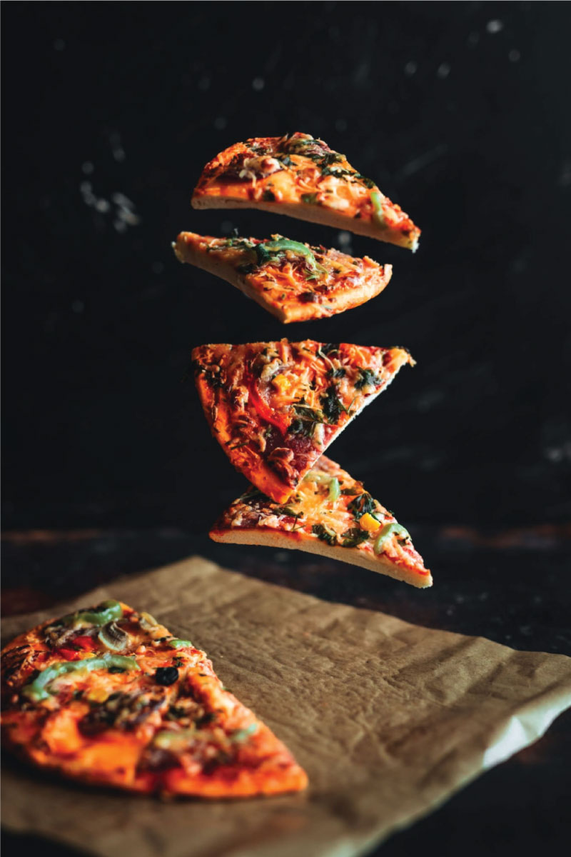 pizza slices